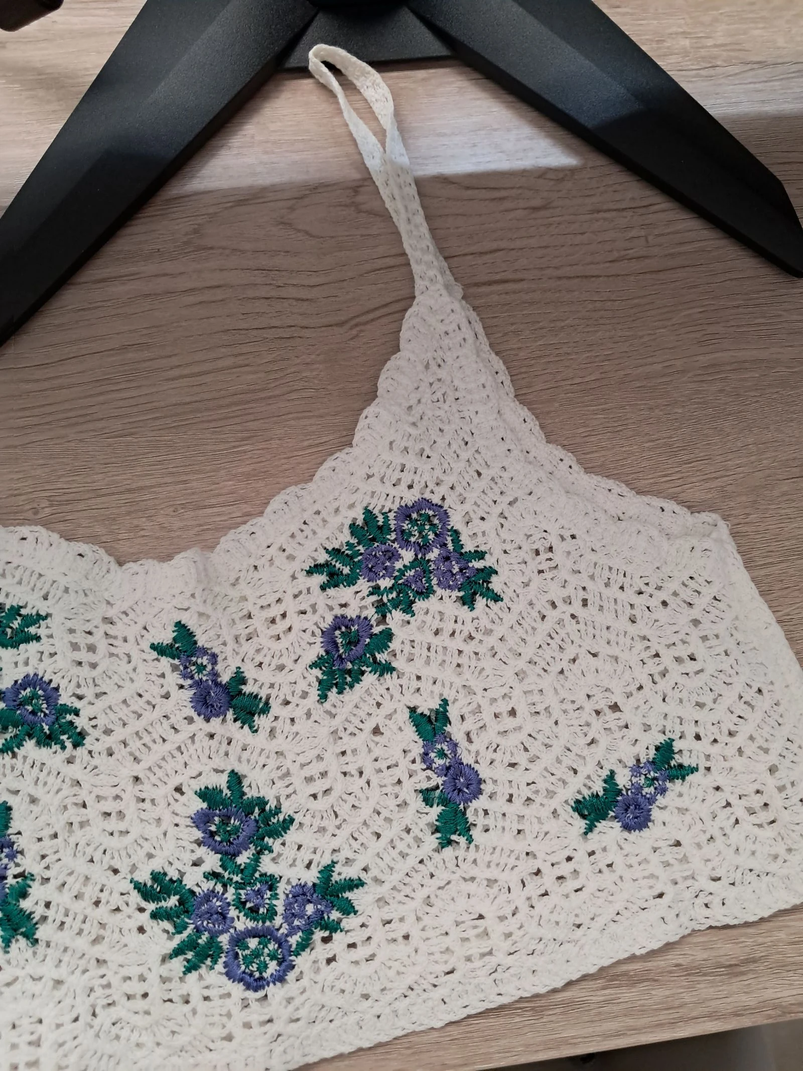 Top crop de crochê – photo 3